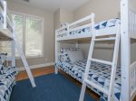 Guest Room with Two Sets of Bunk Beds at 25 Wildwood Road